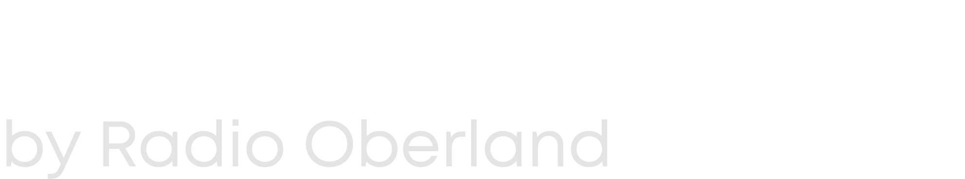 Oberland Media Marketing Werbung Logo weiss